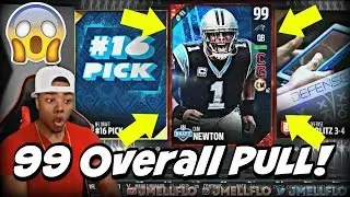 99 Overall Pull! 99 Cam Newton, 99 Speed WR Finally! | Madden 17 Pack Opening