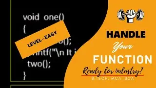 Step -41: Calling a function within another function in C | UDF calls another UDF!!