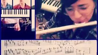 Jacob Collier - Georgia on my mind solo, Mari Leona flute transcription and COVER