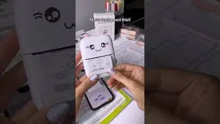 Min Printer Video !Unboxing video . #youtubeshorts #shorts #miniprinter #thermalprinter #leeds #uk