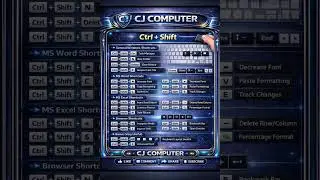 Computer Me Expert Banna Hai? 💻 Learn 25+ Secret Ctrl+Shift Shortcuts! 🔥 #msword #viral