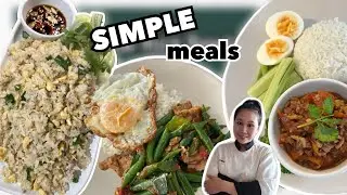3 Easy &bull; Simple Meal at Home |ThaiChef Food
