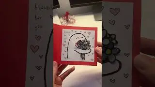 DIY 3D flower card tutorial 🤍- cute and easy gift (perfect last minute Mother&rsquo;s Day gift) #diygift