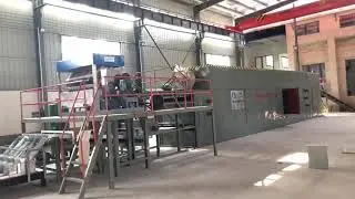 Multi layer metal drying Egg tray machine production line ready to shipment.  #Eggtraymakingmachine