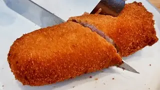 Crispy Pork Cordon Bleu with Ham & Mozzarella | Perfect Homemade Version 