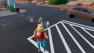 Throw an ice cream cone at different named locations