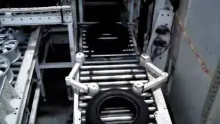 Tyre, Rim & Wheel Handling Power & Free Conveyor System