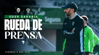 Eder Sarabia habla sobre el #ValenciaElche correspondiente a la jornada 19 de de #LaLigaEASports