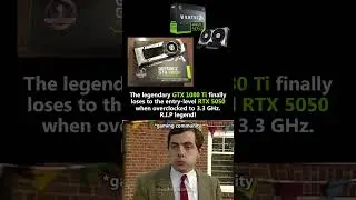 GTX 1080 Ti finally loses to the RTX 5050