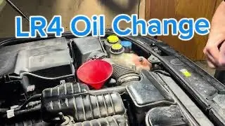 LR4 Oil Change (drain plug method)