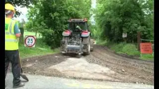 Tony Duff Engineering Ltd. (TDEL), Tractor and Mill at work.