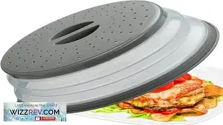 Microwave Splatter Cover Vented for Food Splatter Guard & Colander Kitchen Gadget