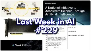 Last Week in AI #229 - Gemini 3 Flash, ChatGPT Apps, Nemotron 3