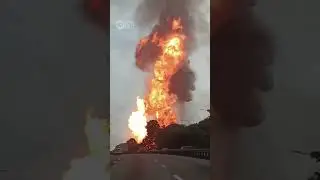 Gas Pipeline Explosion Causes Massive Inferno In Malaysia | 10 News First