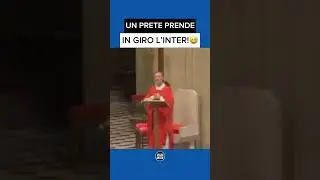 UN PRETE PRENDE IN GIRO L&rsquo;INTER DURANTE LA MESSA: SFOTT&Ograve; INASPETTATO!😅 #shorts
