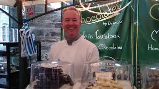 Tavistock Pannier Market was spiced up by Chef Collin Pereira of India in a Jar with a Dash of Devon