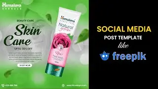 How to Design Cosmetic Banner for Social Media | Photoshop #video #beauty #photoshopmanipulation