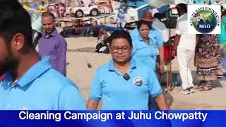 Juhu Chowptty Santacruz Cleaning Campaign by Rescue Rays Foundation Team