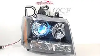 Chevy Tahoe / Suburban Projector Retrofit Headlight Package, Morimoto Mini H1 8.0 - VisionAutoworks