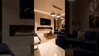 Luxury TV Room Cinematic Tour 🎥 #LuxuryTVRoom #HomeTheater #InteriorDesign