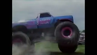 CLASSIC 1980'S MONSTER TRUCK CAR CRUSHING