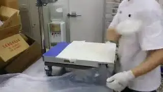 亞柏機械 | 牛軋糖 壓平/裁切/包裝流程示範