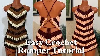 How to Crochet a Romper (beginner friendly)