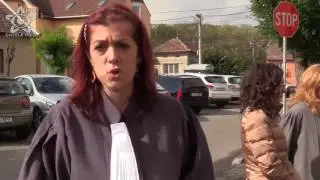 Protest grefieri judecatoria Gherla (Cluj)