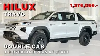 Toyota Hilux Travo 2.8 Double cab OVERLAND PLUS AT 4TREX กระบะทราโว่สี่ประตู โอเวอร์แลนด์ ขับ4