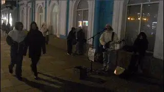 Уличные музыканты Питер Невский Марк Зенков 22 ноября - Тополиный пух