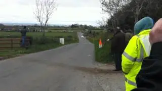 Circuit of Ireland 2012 stage 11 flat out down straight