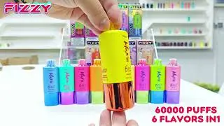 Fizzy 60000 Puffs 60K 6in1 Disposable Vape