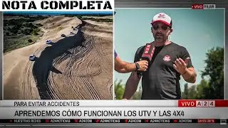 Nota Completa A24 Hablamos De La Frontera Pinamar, Seguridad e Instrucción En Conducción 4x4 OffRoad