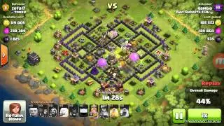 Giant Healer Hog TH9 raid