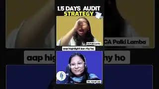 CA Inter Audit | 1.5 day strategy | CA Palki Lamba
