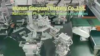 iPhone battery production lines