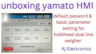 unboxing & basic programing of yamato HMI