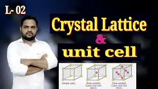 crystal lattice and unit cell | type of unit cell | coordination L- 02