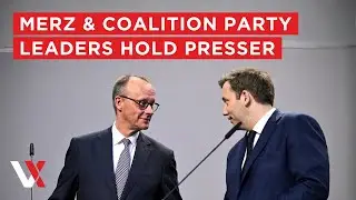 LIVE | German 's Merz & Coalition Party  Leaders Hold Press Briefing After Key Talks | VERTEX