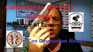 Comentando 1911 plateada de AW custom por @tiendaairsoftsevillatechno740  con @DASMANKENAIRSOFT