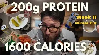 How I Get 200g of Protein With Only 1600 Calories | Week 12 Pull Day