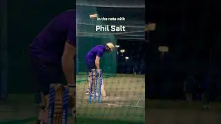 In the nets with Phil Salt 🧂