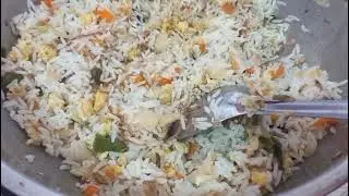 Fried rice - Healthy fried rice - egg and vegetable fried rice.