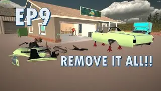 My garage -EP9- striping down the new car!