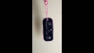 姓名刺繡吊牌 #diy #刺繡 #brother #m370