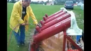 Brautwecken mit schwerer B&ouml;llerkanone
