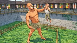 WILDEST GIANT Fights Half Sword Enhancer!