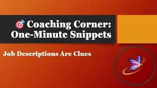 🎯 Coaching Corner Episode 86: Job Descriptions Are Clues | On Point Resume & Coaching Services 🎯