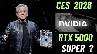 Nvidia CES 2026 - Lan&ccedil;amento das RTX 5000 Super ? IA ? DLSS 4.5 ? Tudo o que rolou no lado verde