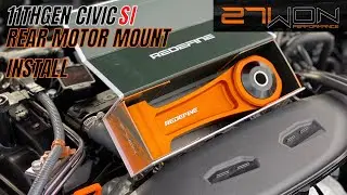 2022 Honda Civic SI 27WON Rear Motor Mount Install - 11th Gen Civic